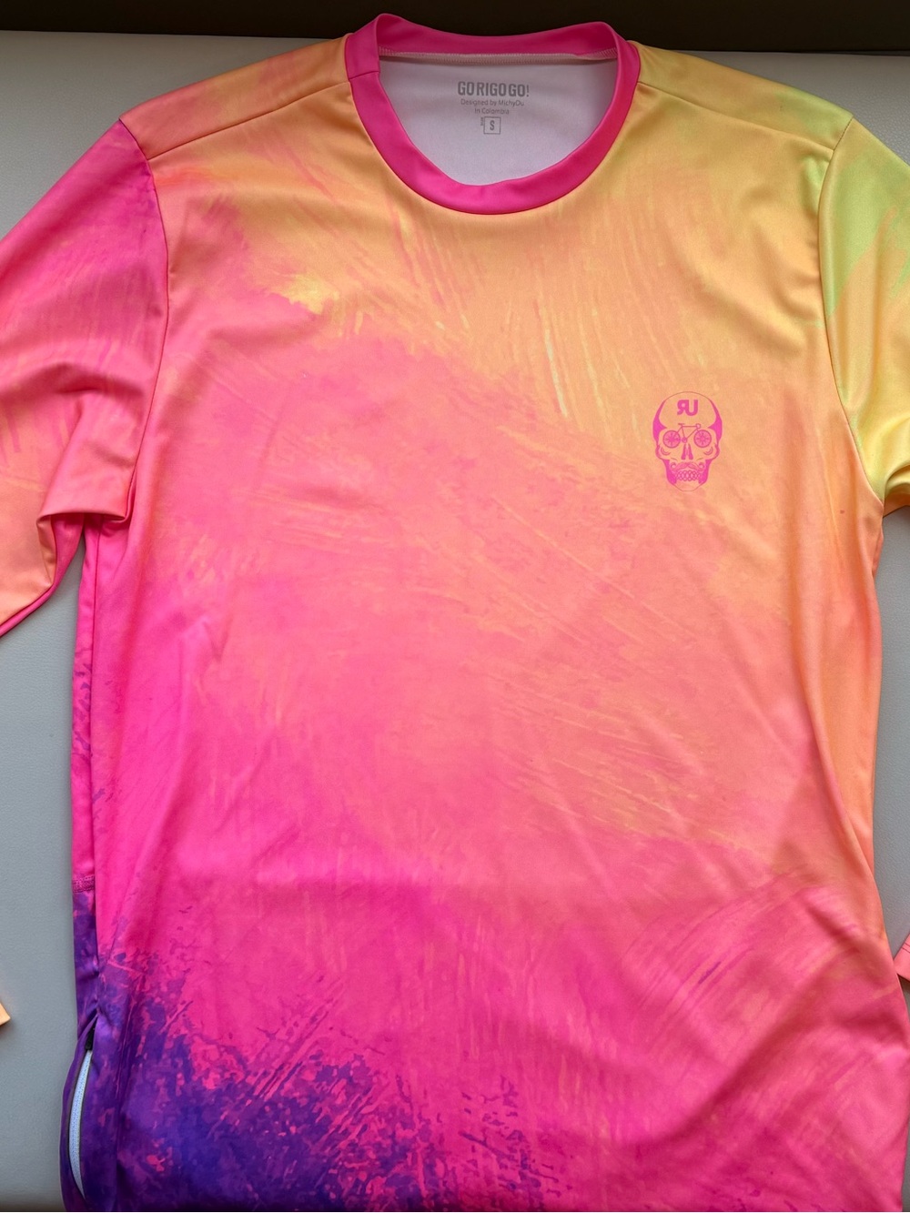 Women's Gradient Pink & Orange GO RIGO GO Performance Jersey